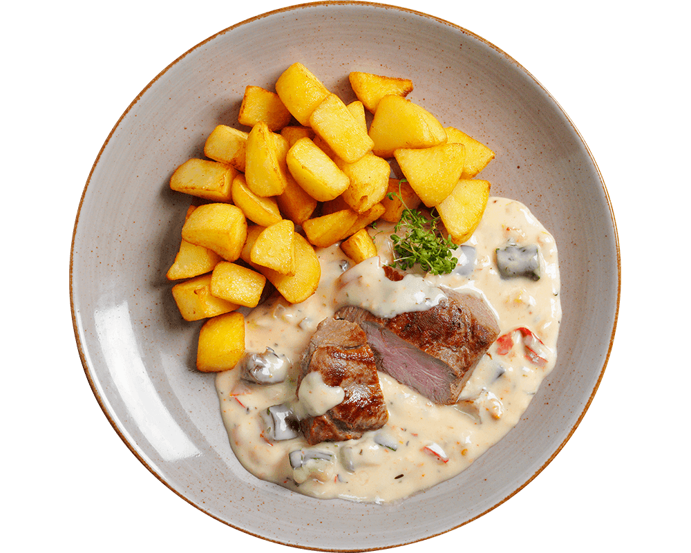 Gebratenes Lammhüftsteak - HOFMANNs