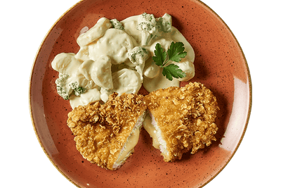 Knuspriges Käse-Schnitzel - HOFMANNs