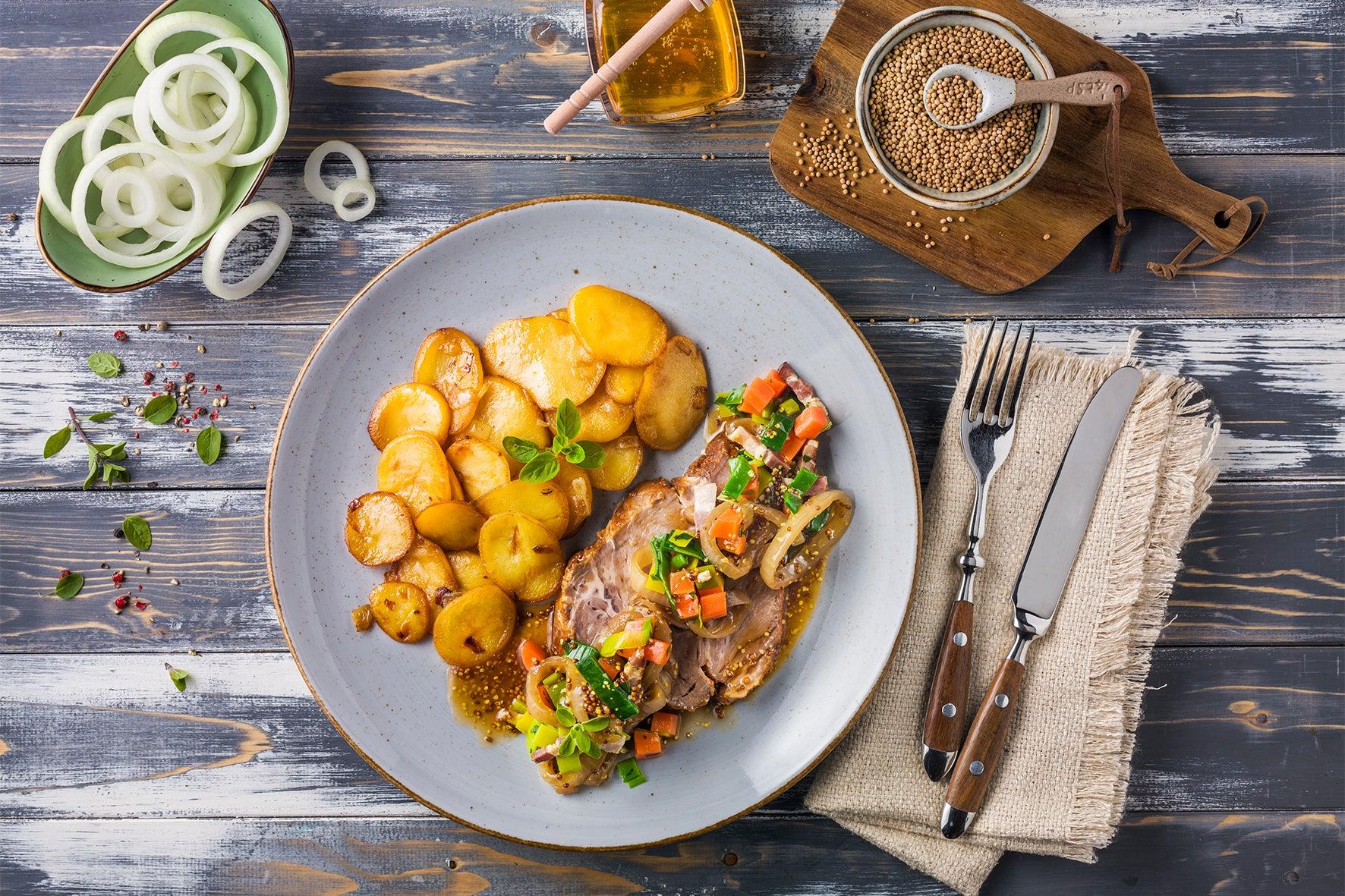 Honig-Senf-Schweinebraten - HOFMANNs